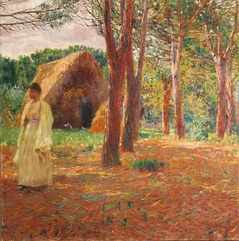 In pineta, 1900
